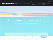 Tablet Screenshot of formenteralibre.com